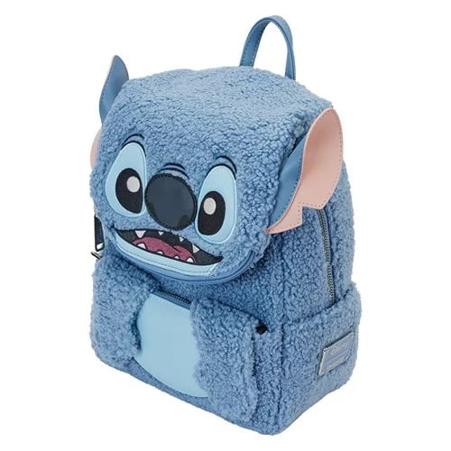 LoungeFly Lilo & Stitch Plush Stitch Mini-Backpack